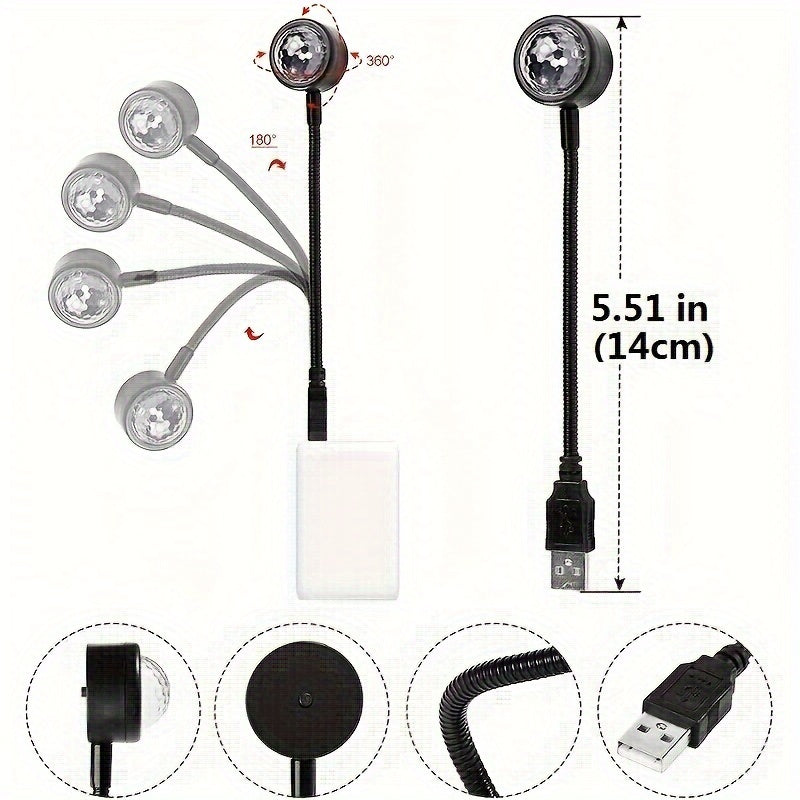 Музыкальная ритмическая проекционная лампа LED для вечеринки, сценического освещения для диско и мероприятий