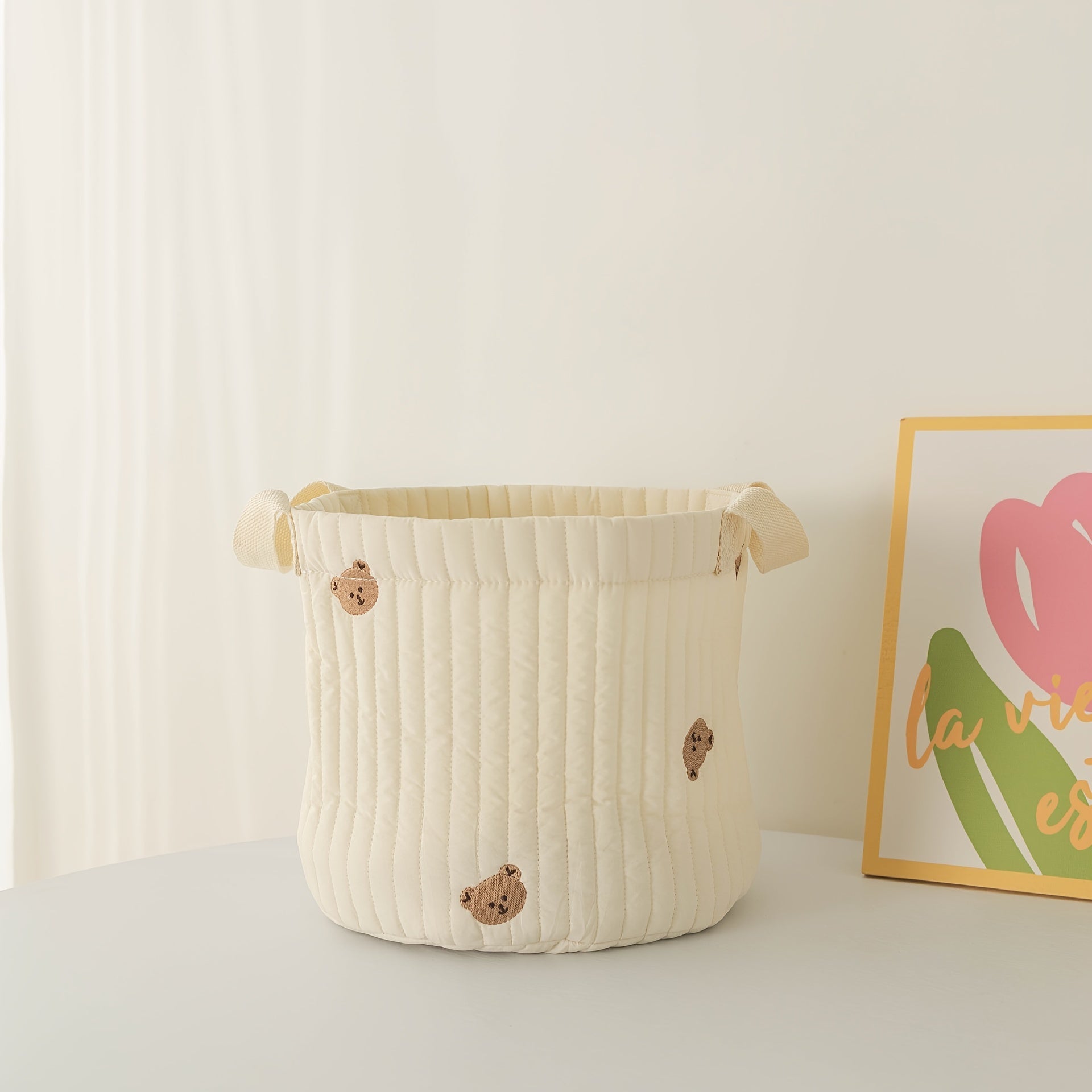 Mustahkam va Qiyshayadigan Saqlash Savati - Pampers, Kiym, O'yinchoqlar va To'shaklar uchun Ideal Tashkiliy - Ko'p Maqsadli Foydalanish uchun Mukammal