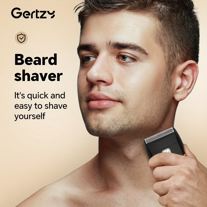 Электробритва с возвратно-поступательными лезвиями, триммер для бороды, портативное зарядное устройство USB, нож для большой площади, сетка