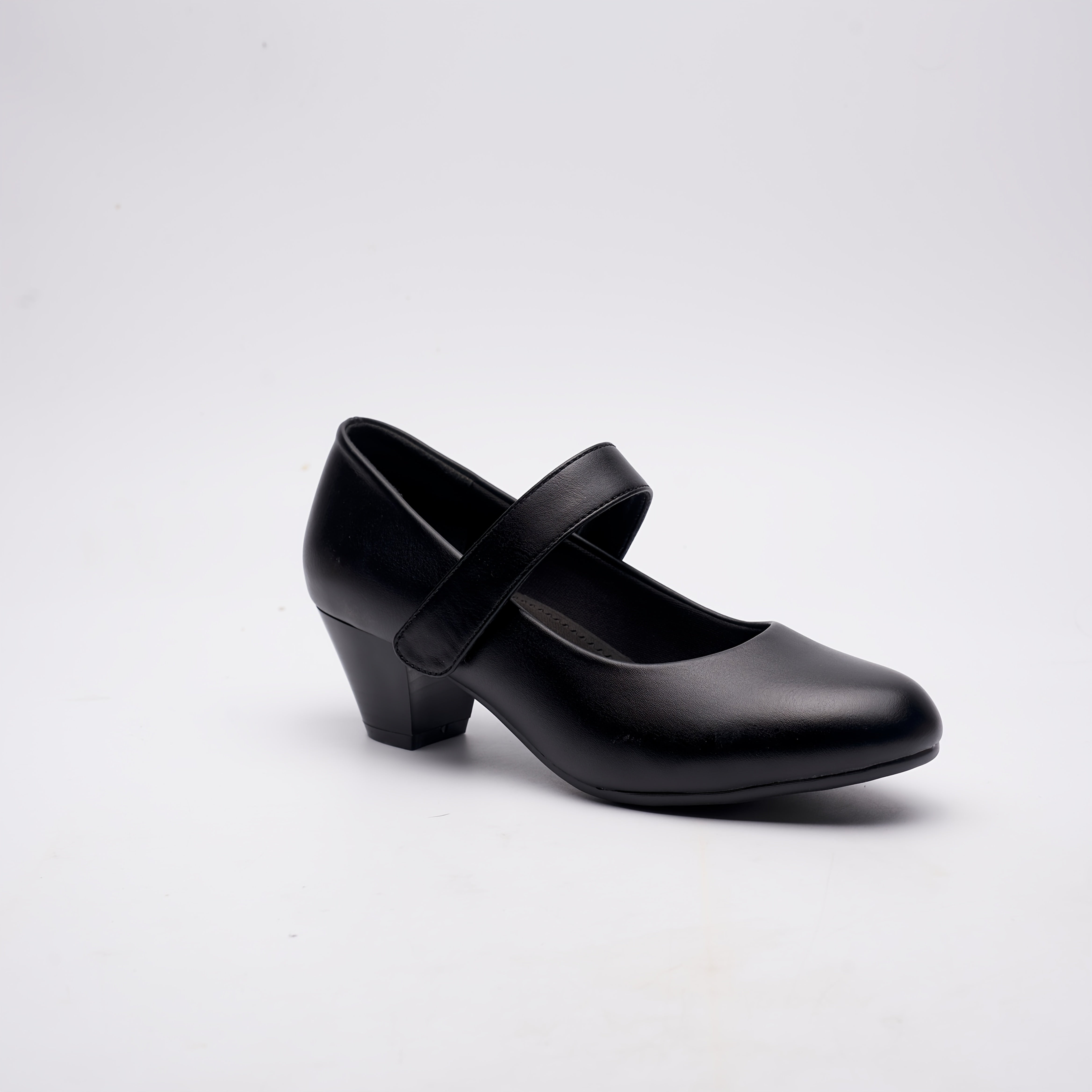 Women's High-Heeled Shoes with Arch Support and Thick Block Heels