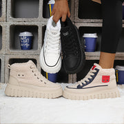 Women's Winter Thickened High-Top Warm Boots Chunky Sole Snow Shoes