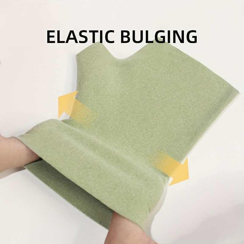 Qishki ofis ishlari uchun ingichka va iliq yarmig'ich qo'lqoplar, sensorli ekran yozuvi uchun issiqlik to'qimasi materialidan tayyorlangan.