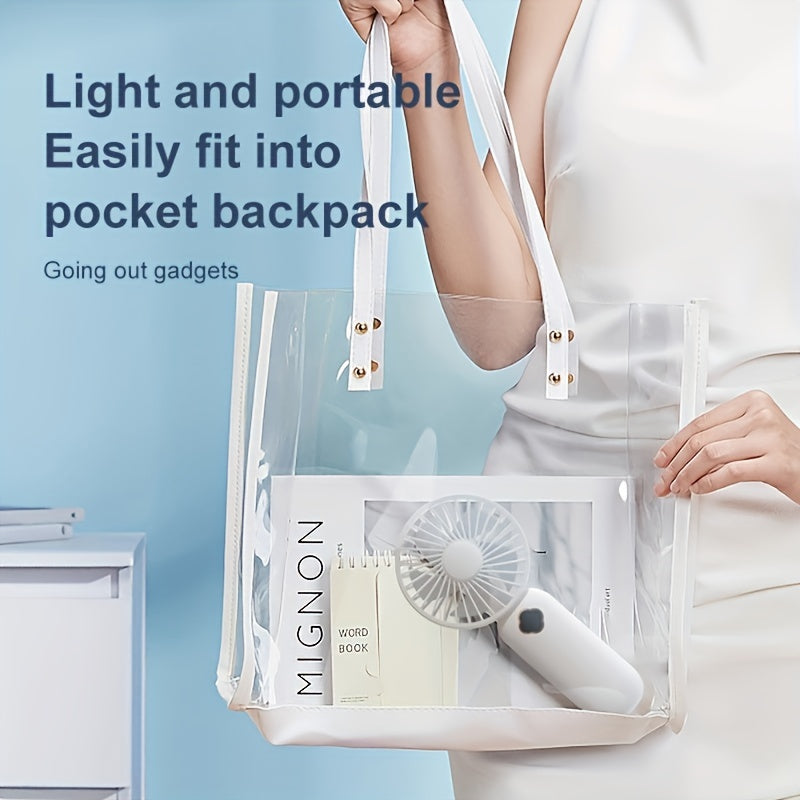 Portable Table Fan with USB Charging, Phone Holder, Quiet Operation, 3 Speeds