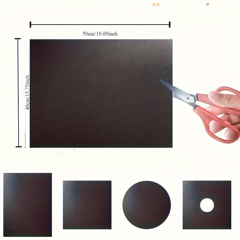 Durable Oven Liner Grill Mat Non-Stick Baking and Roasting Pad for Food Safety