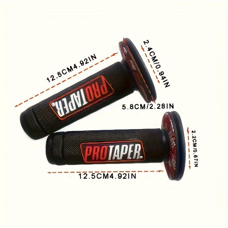 Motorcycle Handlebar Grips Durable Rubber Off-Road Bike Throttle Covers