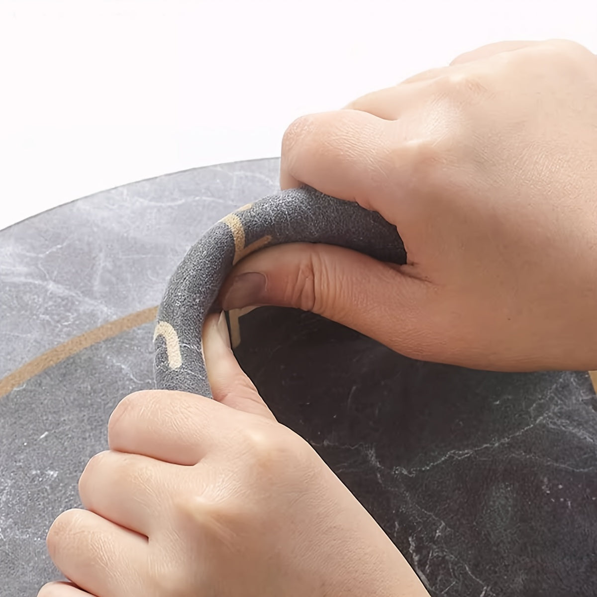 Alfombra de baño absorbente y antideslizante con diseño geométrico para ducha y entrada