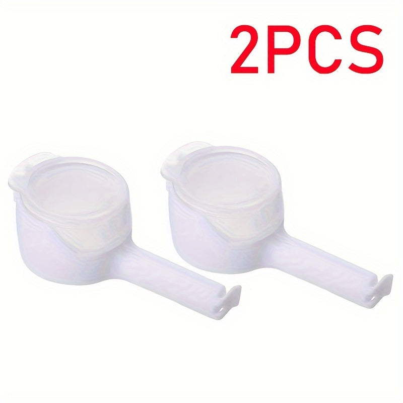 1, 2, 3, 4 yoki 5 ta ko'p maqsadli plastik oziq-ovqat sumkasi muhrlash kliplari, turli ranglarda, don saqlash uchun namlikdan himoyalovchi tarqatish nozzle bilan