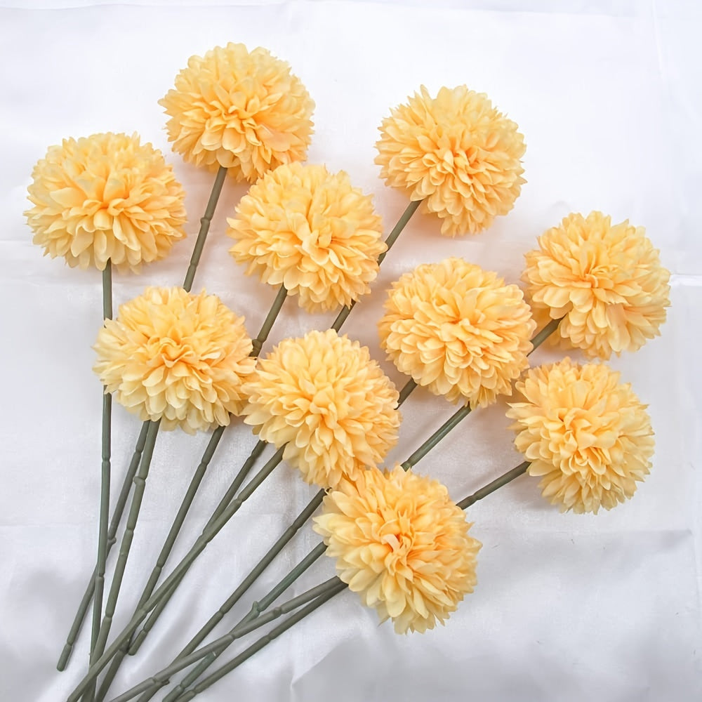 Artificial Chrysanthemum Flower Ball Bouquet for Home Office Party Wedding Artificial Flowers