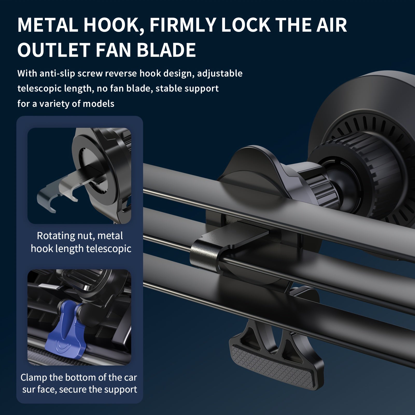 Magnetic Wireless Car Charger Mount for iPhone 12-16 15W USB Charging 360° Rotation