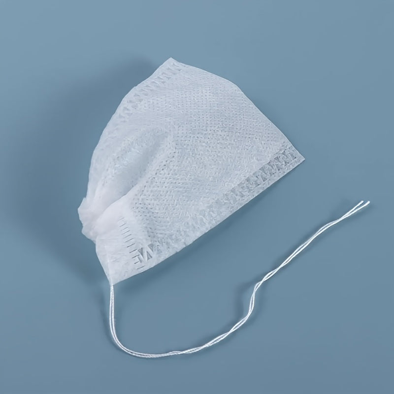 Set of 100 Food Grade Non-woven Fabric Tea Filter Bags for Loose Leaf Tea