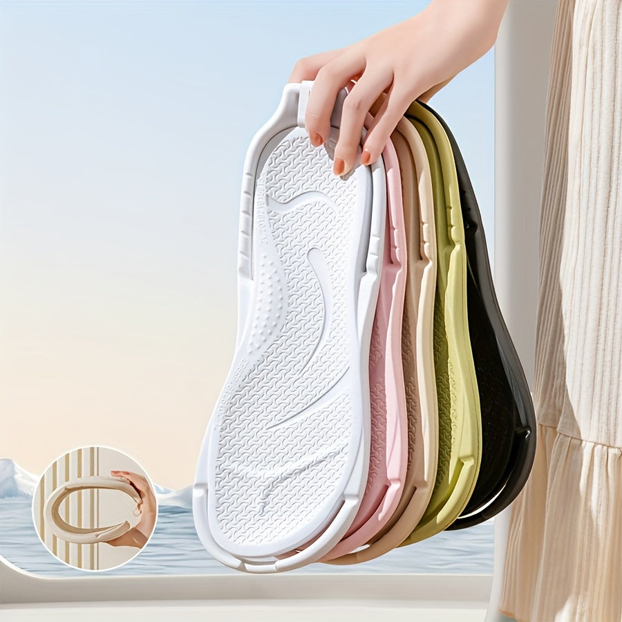 Women’s Light Pink EVA Flip-Flops Non-Slip Adjustable Sandals for Travel