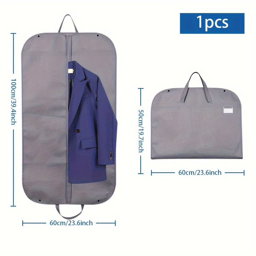 Cloth Storage Bag with Zipper Portable Foldable Dustproof Clothes Organizer