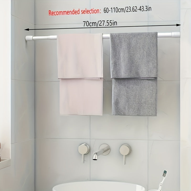 Adjustable Telescopic Spring Rod for Door Window Bathroom Clothes Drying