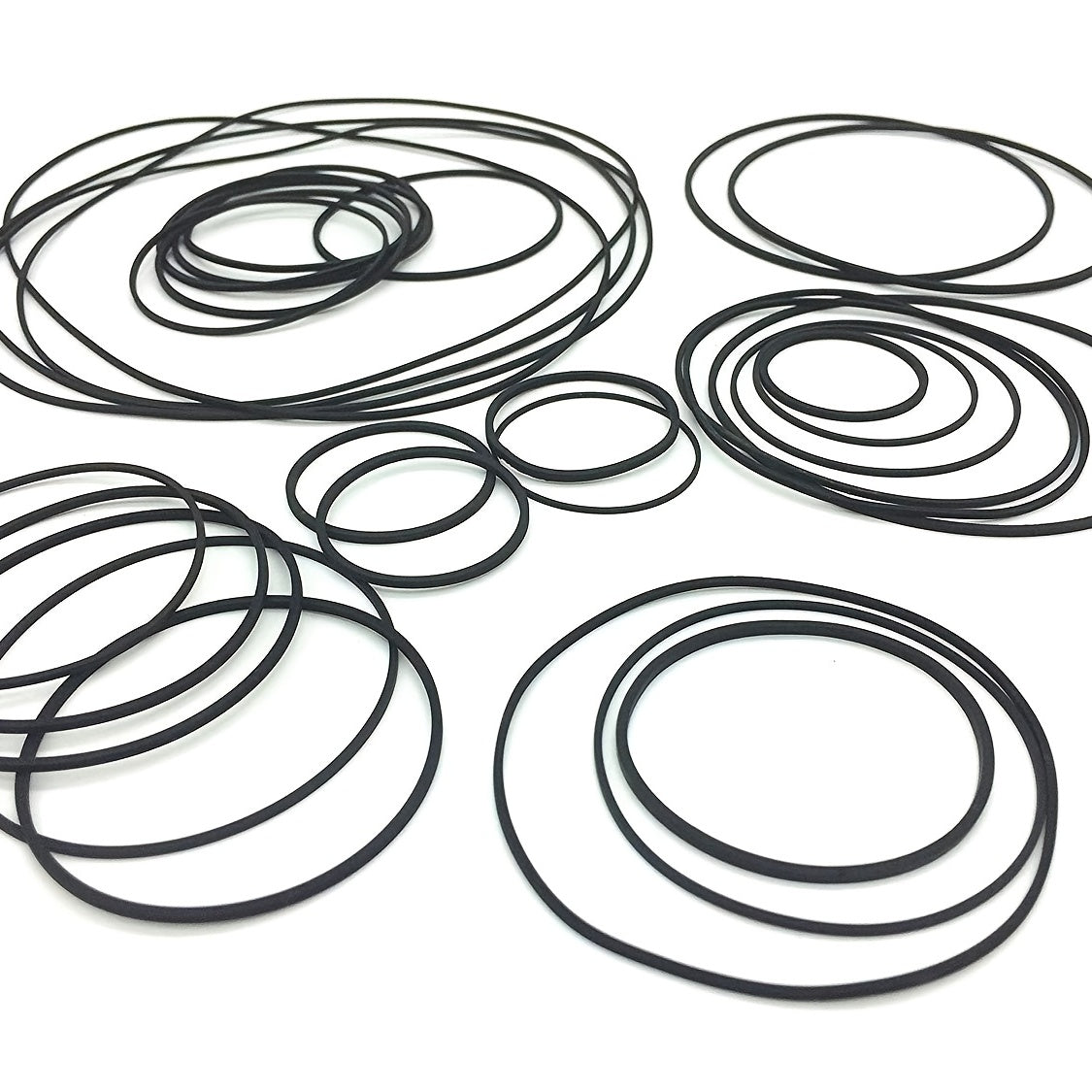 20 Pack Rubber Belts for DVD CD Cassette Recorder Repair Maintenance 25mm-100mm