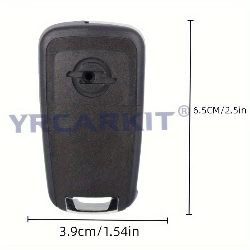 Folding Remote Key Case for Car, 2/3 Buttons, Uncut Blade, Universal