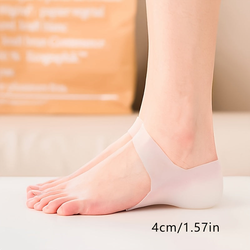 Invisible Silicone Height Increasing Insoles Half Pads for Men and Women