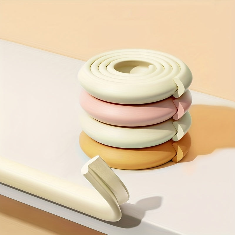L-Shaped Anti-Collision Strip for Table Corners Wall and Stair Edge Protection