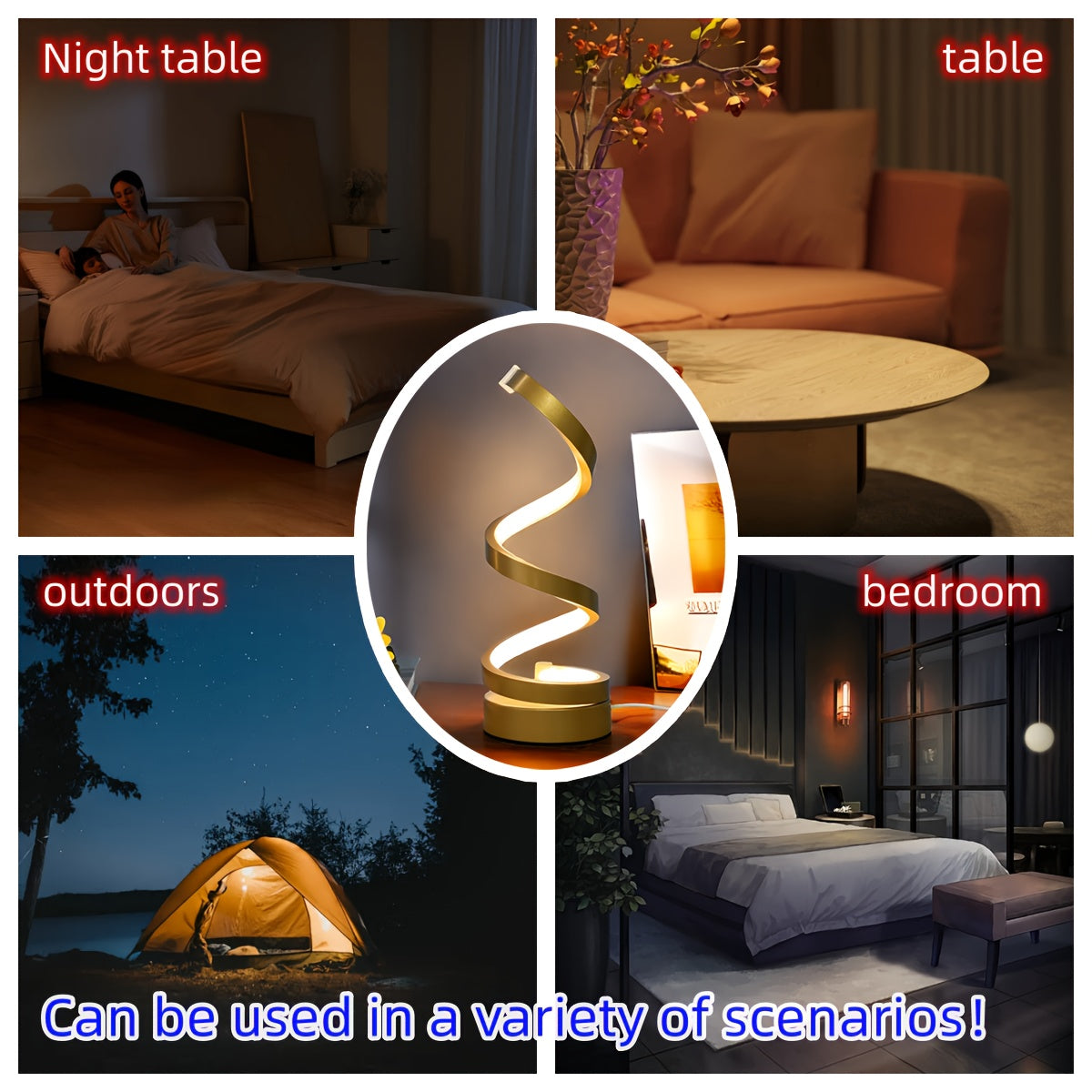 Dimmable LED Desk Lamp with Adjustable Gooseneck USB Powered Metal Finish Multiple Colors