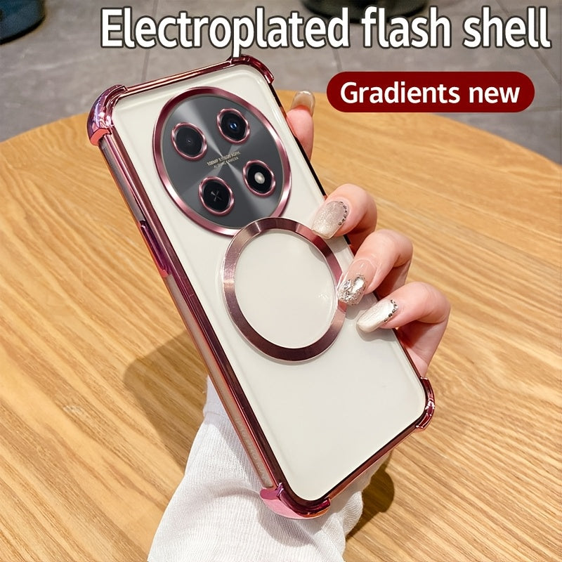 Luxury Heavy-Duty Shockproof Phone Case for Honor X7b X9 Series with Airbags and Magnetic Coil