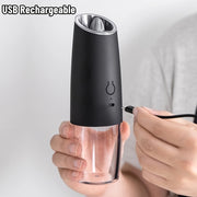 Set of 2 Electric Salt and Pepper Grinders, Rechargeable USB-C, ABS Material
