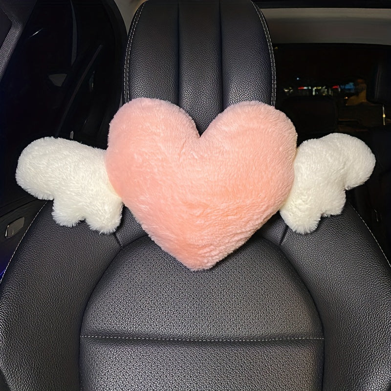 Almohada de apoyo para cuello con diseño de pato para cabezal de coche de dibujos animados adorable