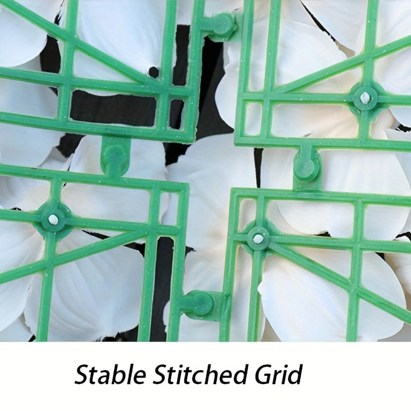 Artificial Flower Wall Panels Waterproof Portable for RV Van Interior Decor