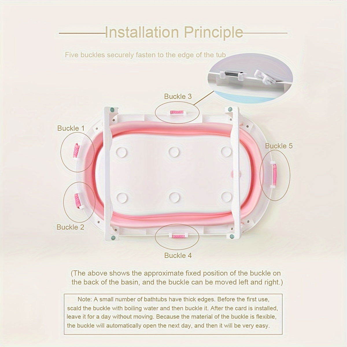 Bath Net with Non-Slip Mat for Bathtub Floating Bath Support