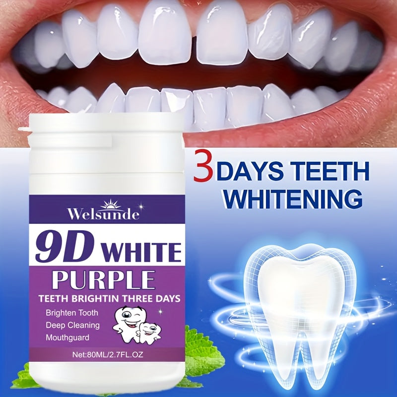 Teeth Whitening Powder Alcohol-Free Deep Cleaning Brightening 3-Day Solution
