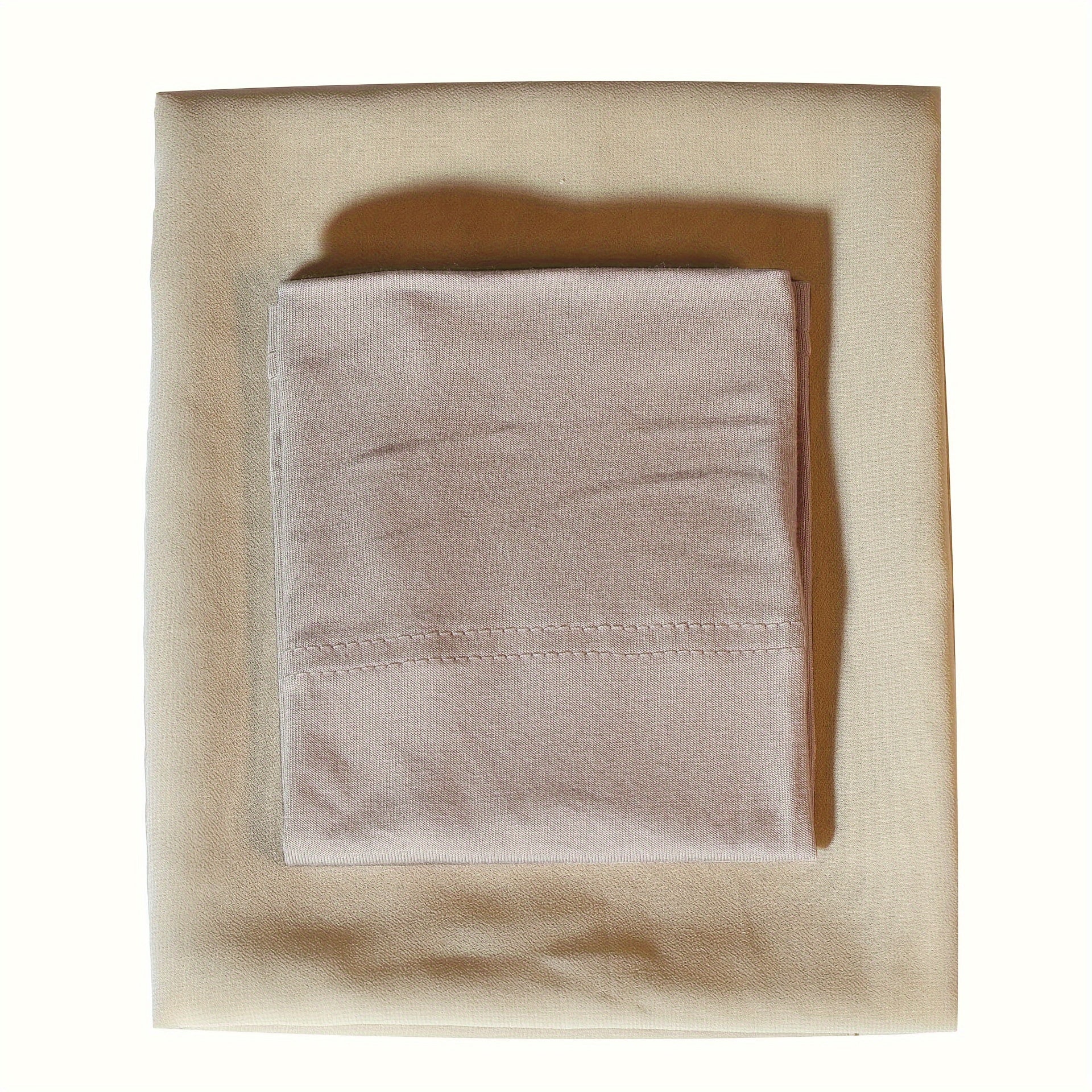 Juego de 2 pañuelos de chiffon de color sólido con capuchas interiores a juego, pañuelos ligeros para mujeres