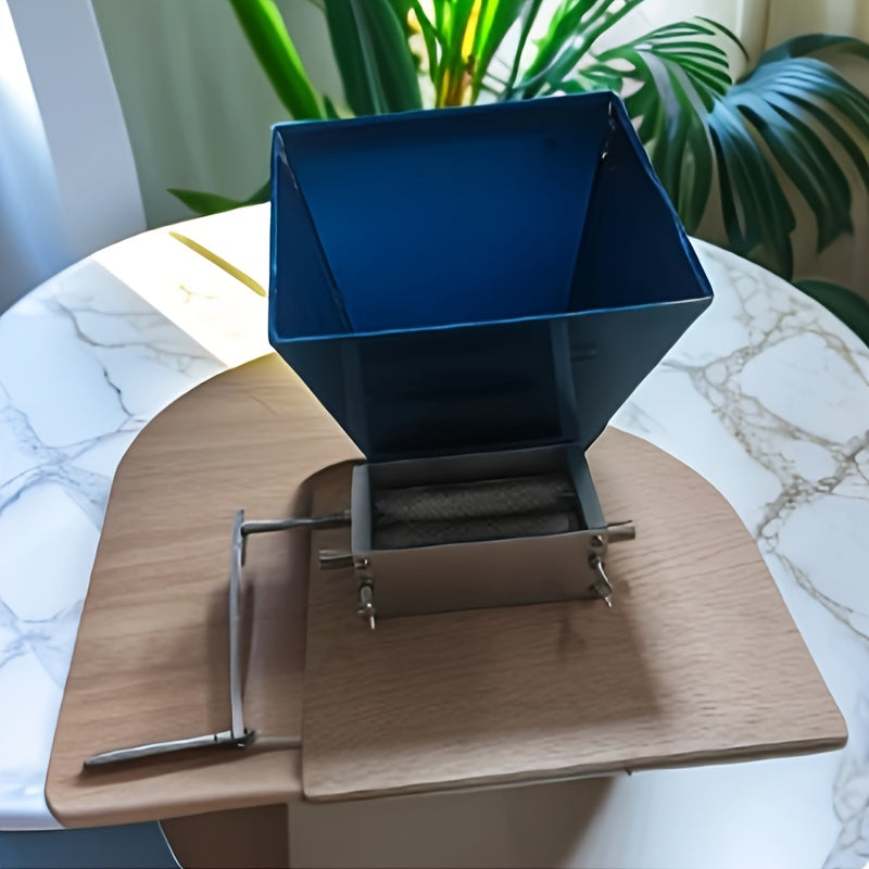 Low-Speed Carbon Steel Roller Malt Mill with Adjustable Wooden Plate and Bearings