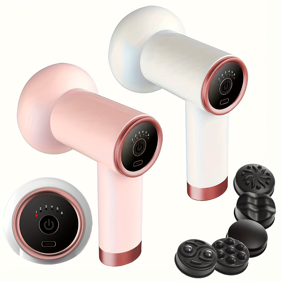 Electric Body Massager for Abdomen Legs Waist Handheld Portable Rechargeable