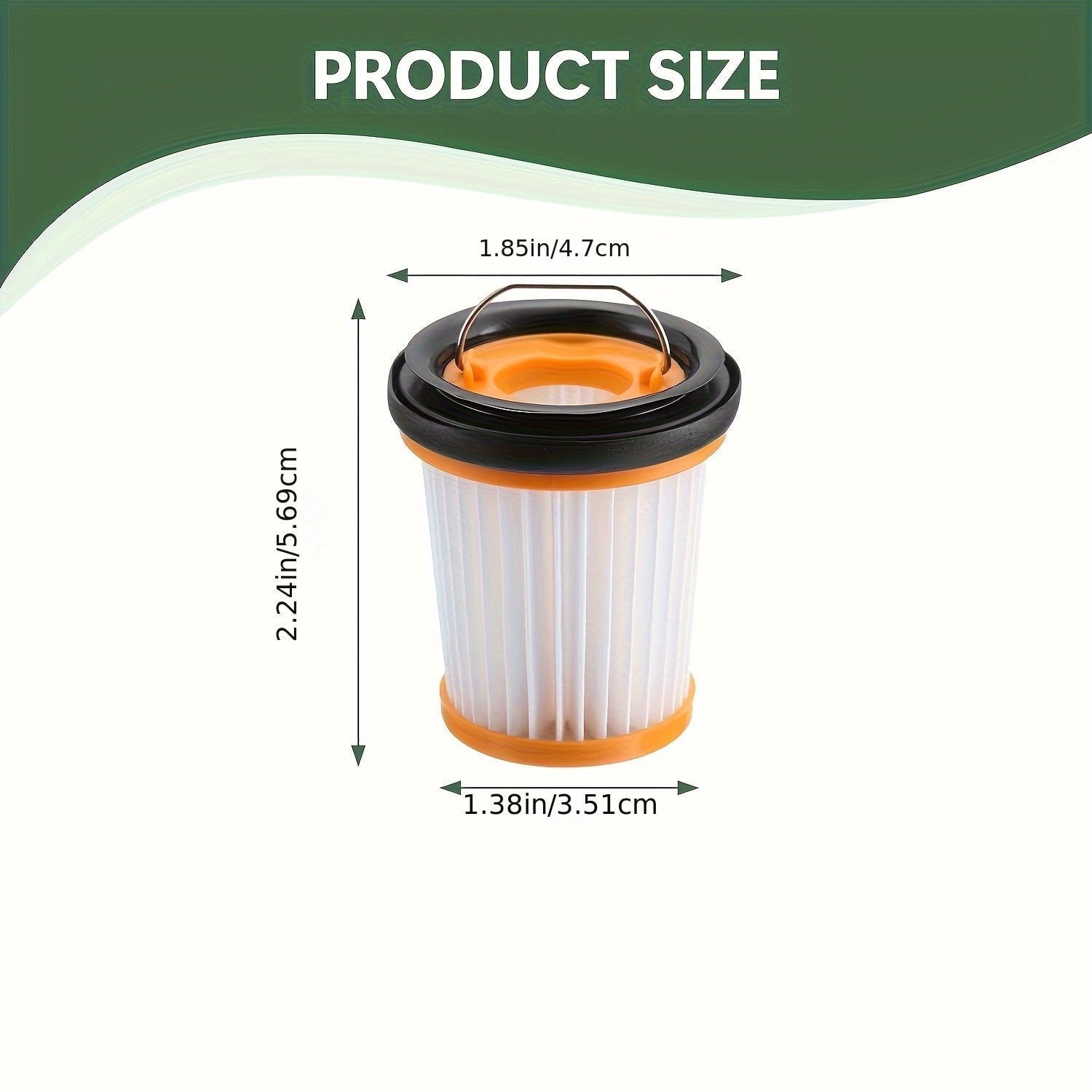 4 ta to'plam vakuum filtrlari, qo'l bilan ishlaydigan simsiz vakumlar uchun mos, WV200, WV201, WV205, WV220 uchun almashtirish