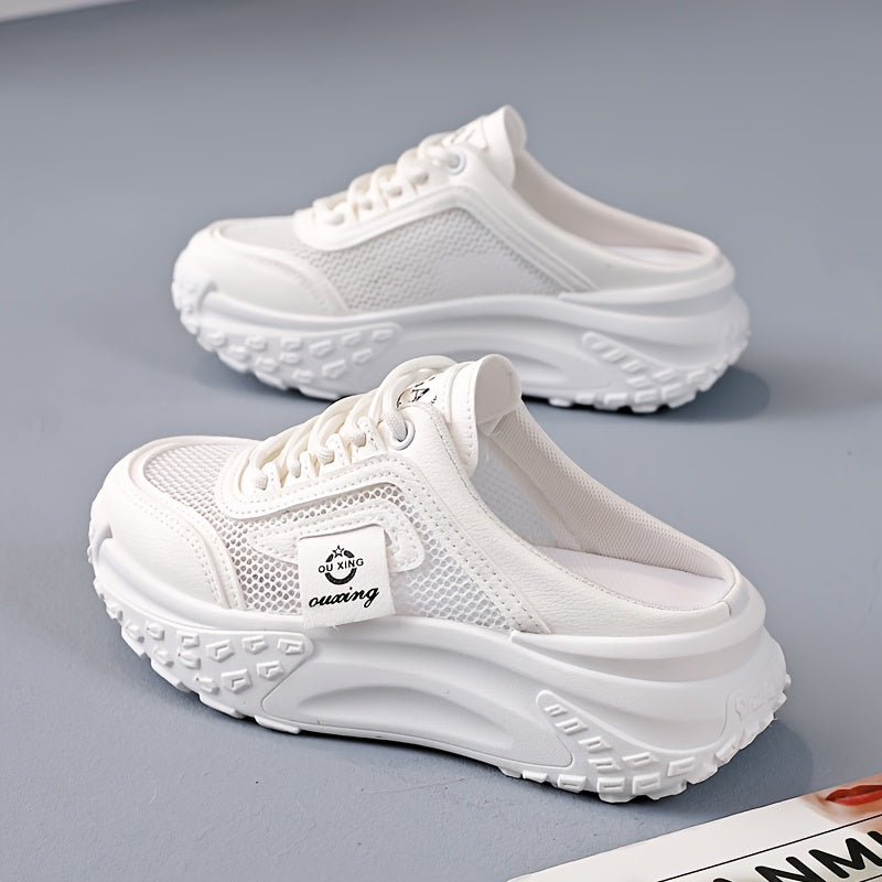 Women's Mesh Slip-On Sneakers Casual Summer Breathable Shoes