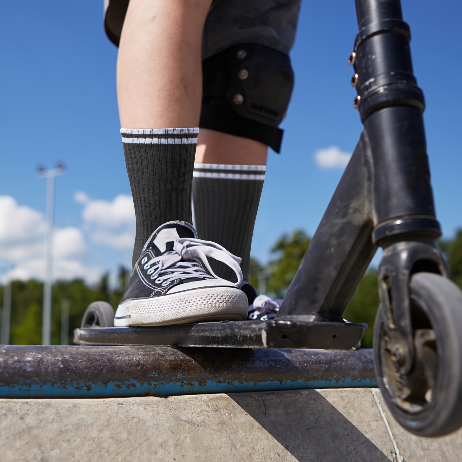 Мужские дышащие спортивные носки-каблуки, 5 пар, влажноотводящий хлопок-эластан