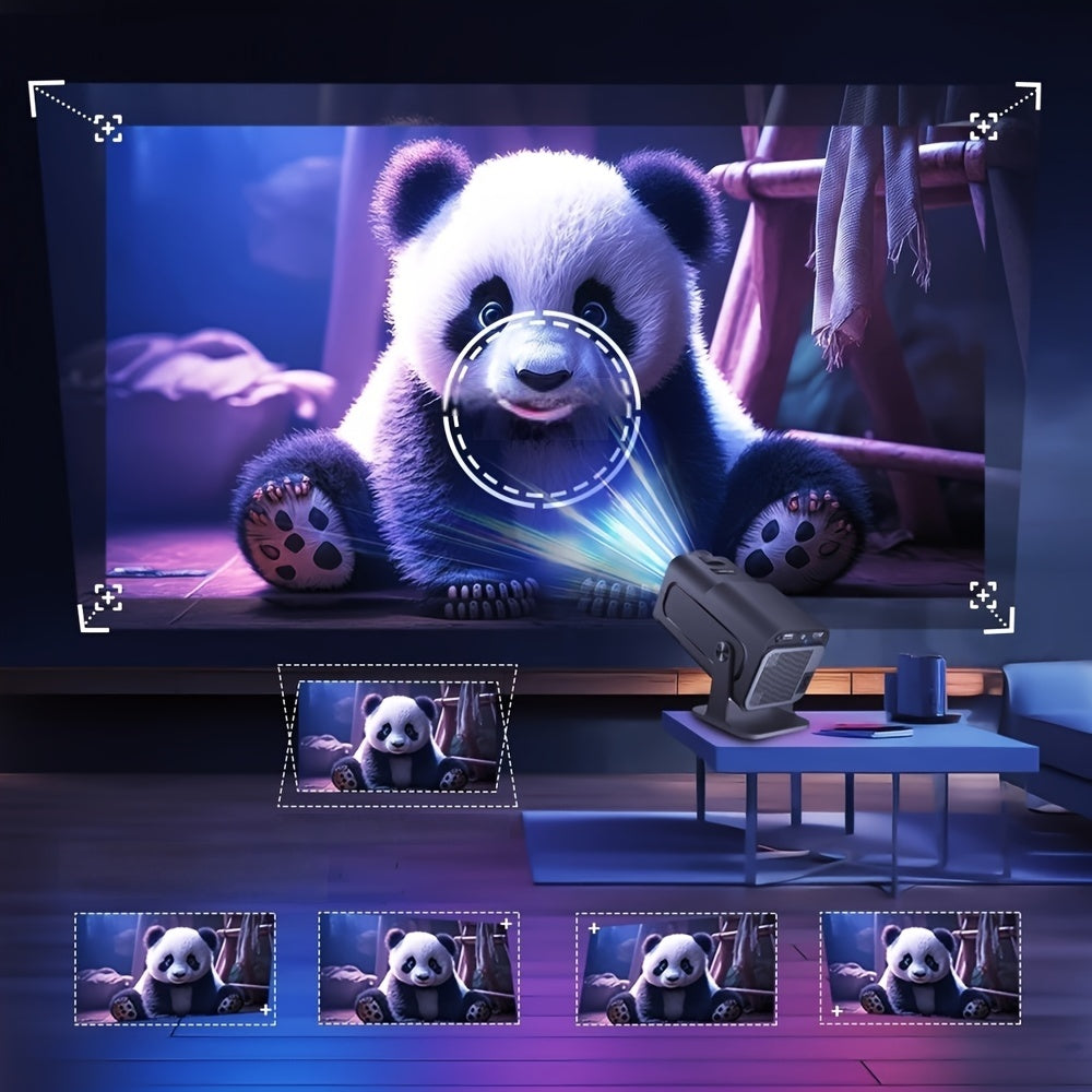 Детский 4K Android WiFi6 Bluetooth проектор с дисплеем 300"