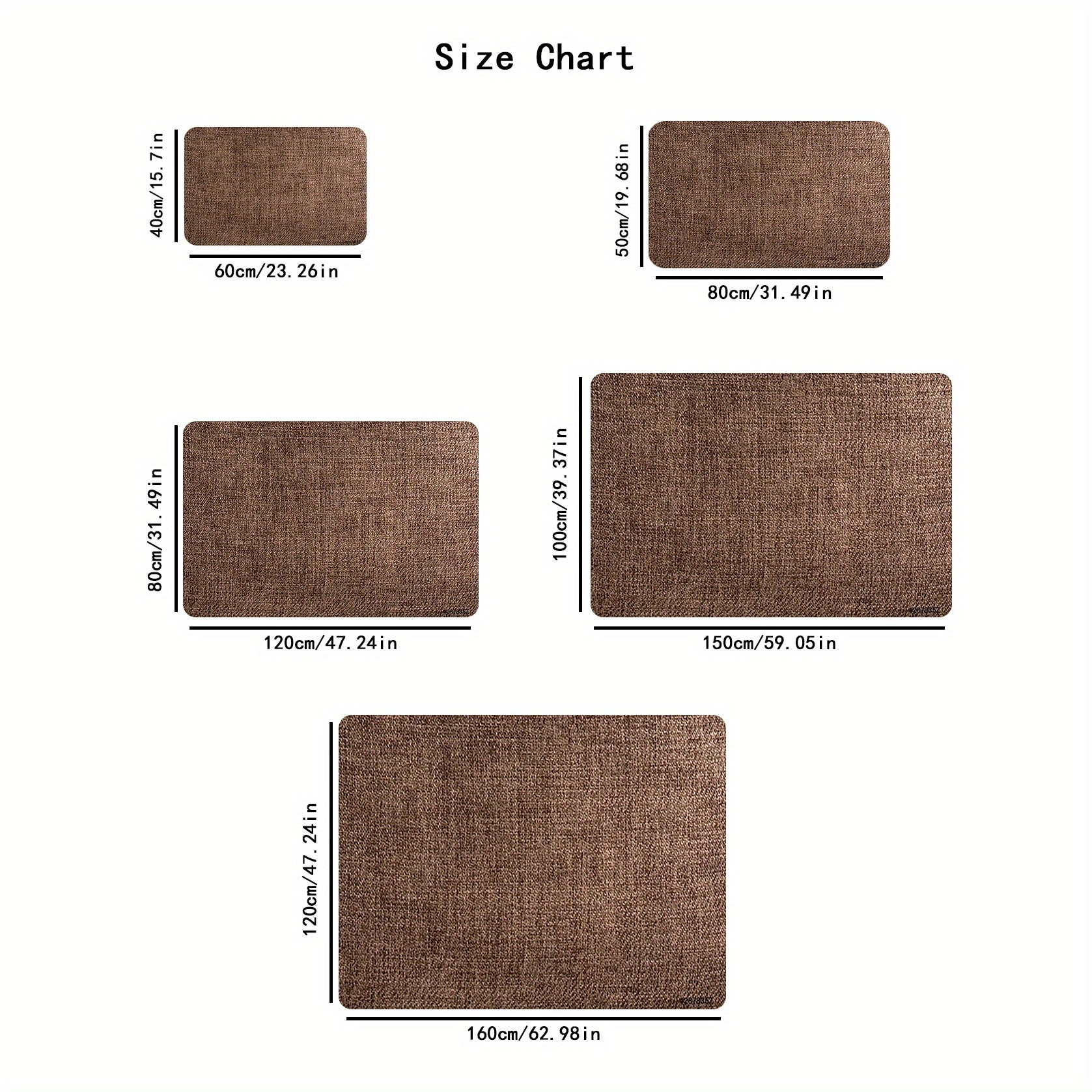 Thick Non-Slip Kitchen Mat with Stylish Design, Easy to Clean, Durable Polyester