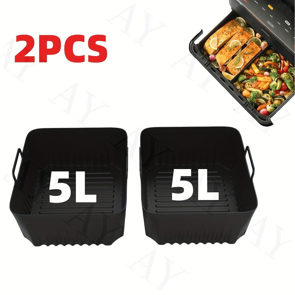 10L Silikonli Havo Qovurish uchun Qoplamalar Yoqmaydigan, Qayta Ishlatiladigan Pech Steamer Taqsimotlari