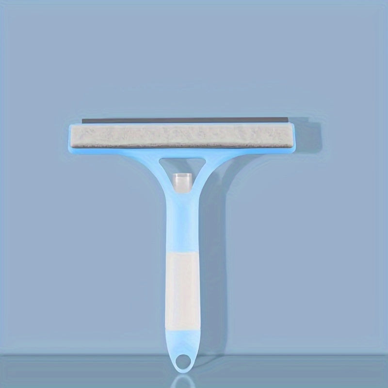 Raspador de vidrio de mano de 3 pulgadas con pulverizador para ventanas, espejos y azulejos