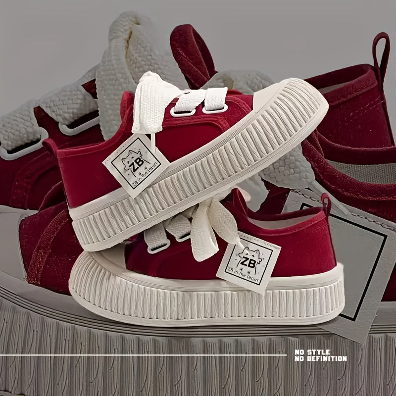 Women's Waterproof Casual Sneakers with Non-Slip Rubber Sole and Breathable Fabric Upper
