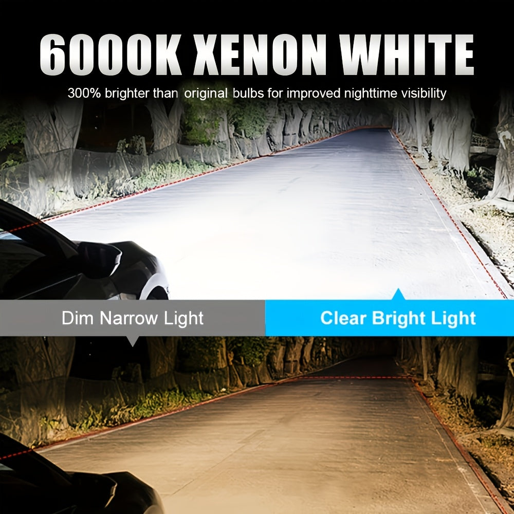 12V LED faralar to'plami 6000K oq yorug'lik H7 tuman chiroqlari uchun avtomobillar