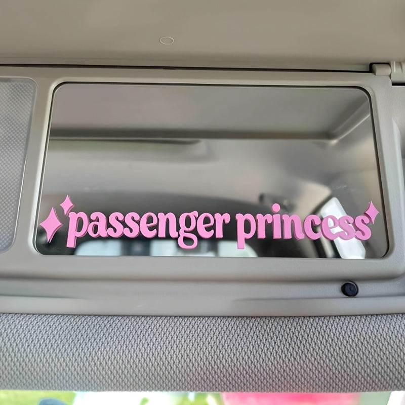 Yo'lovchi avtomobili uchun oyna decal PVC universal dekorativ ichki aksessuar