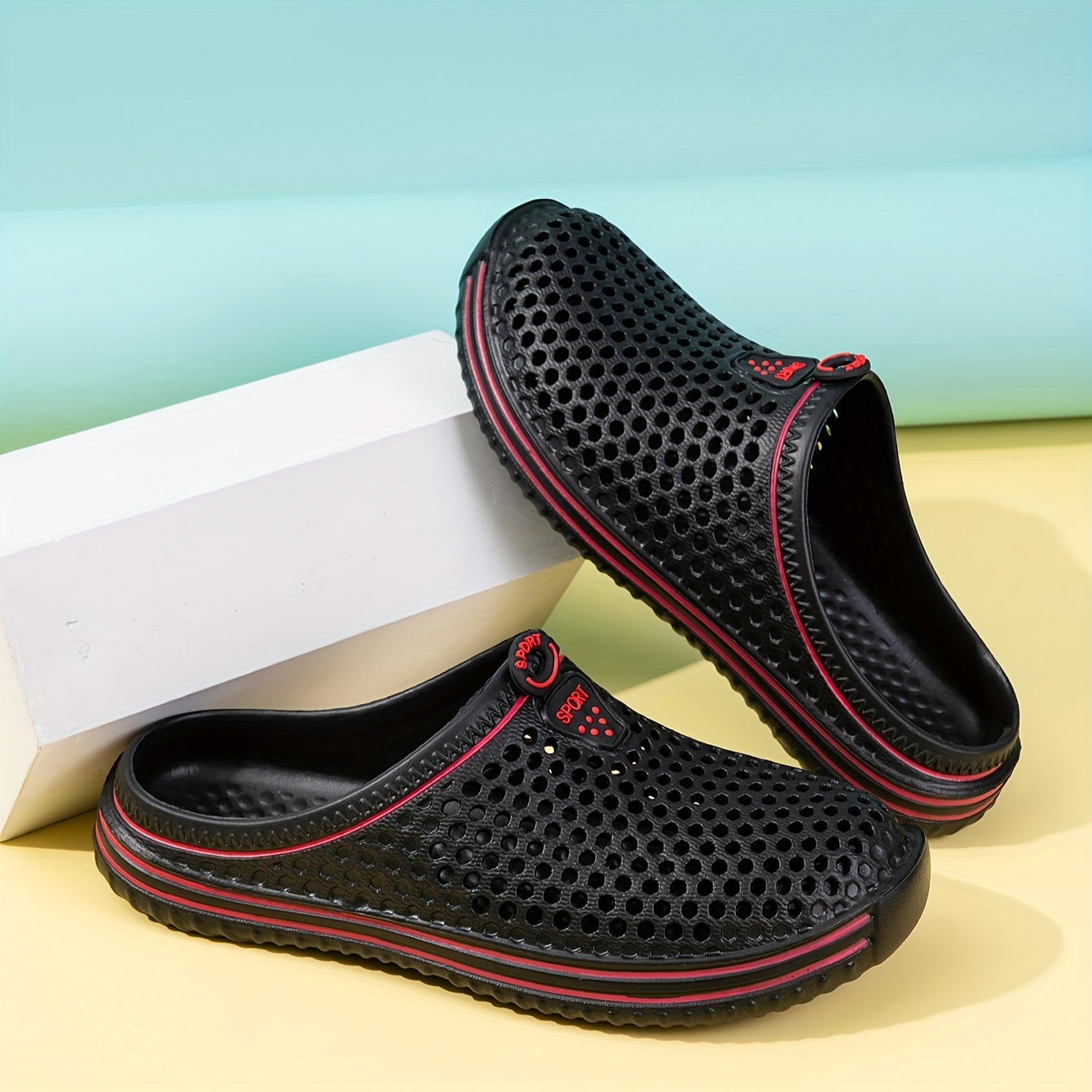 Women's Solid Color Clogs Casual Garden Slip-On Beach Shoes