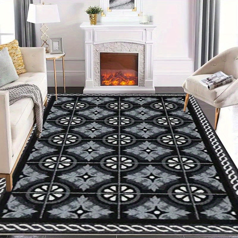 Kitchen Mat 1.1cm Thick Non-Slip Stain-Resistant Polyester Durable Rug