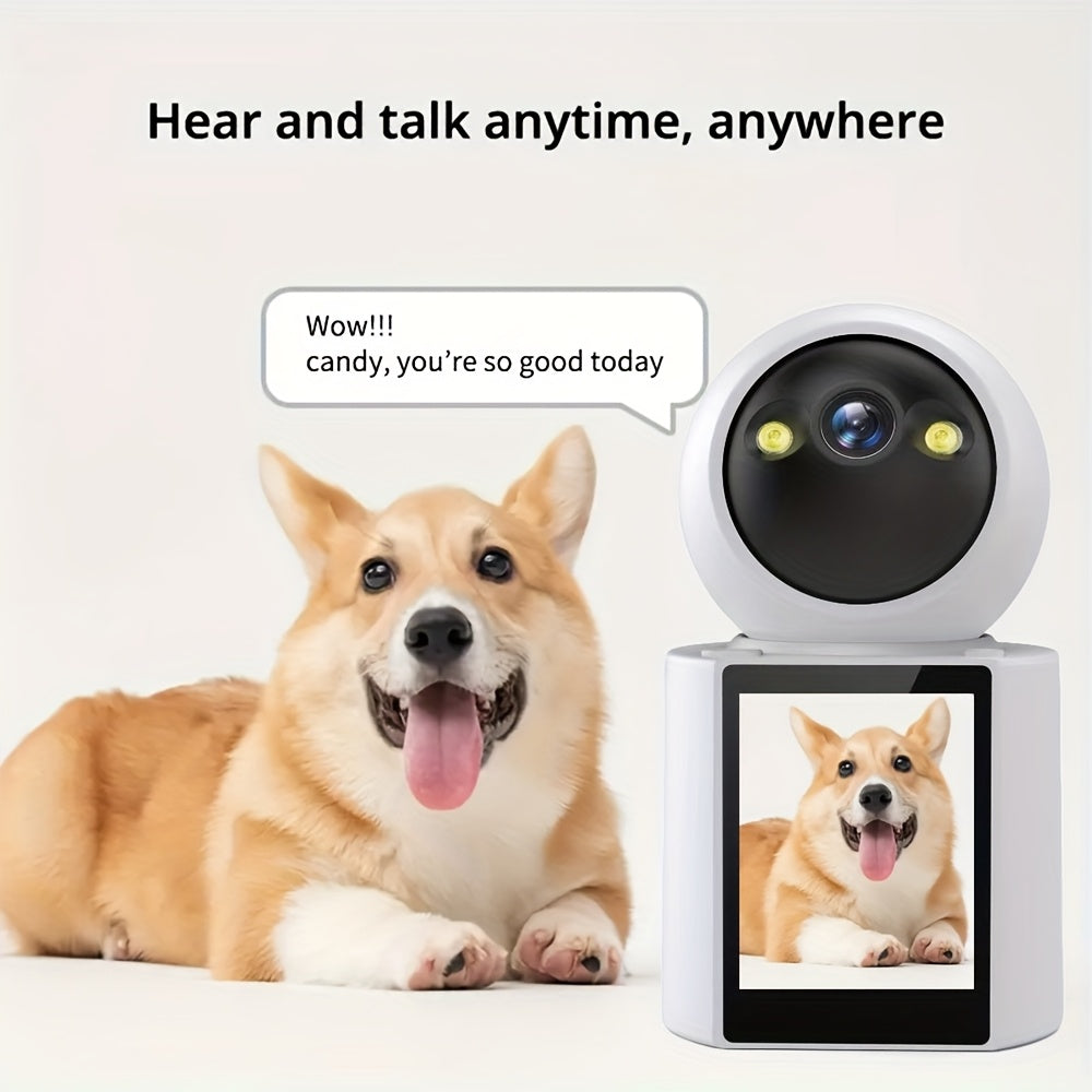 Indoor Wireless Security Camera with Night Vision Two-Way Audio and Baby Monitoring