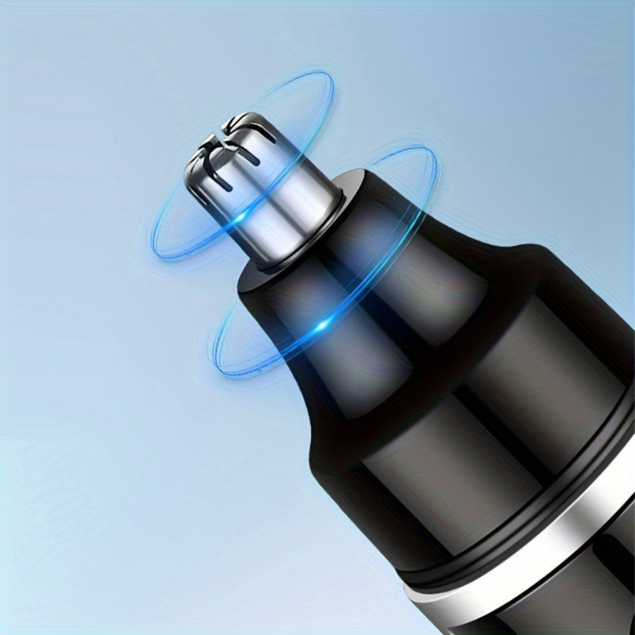 Afeitadora eléctrica para nariz, orejas, cejas y vello facial, recargable, compacta, para hombres y mujeres