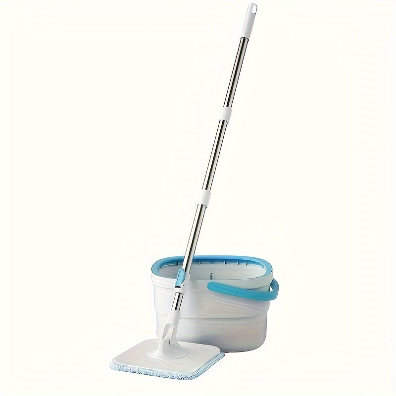 Hands-Free Wash Mop and Bucket Set for Sewage Separation and Dust Removal for Home Kitchen Bathroom