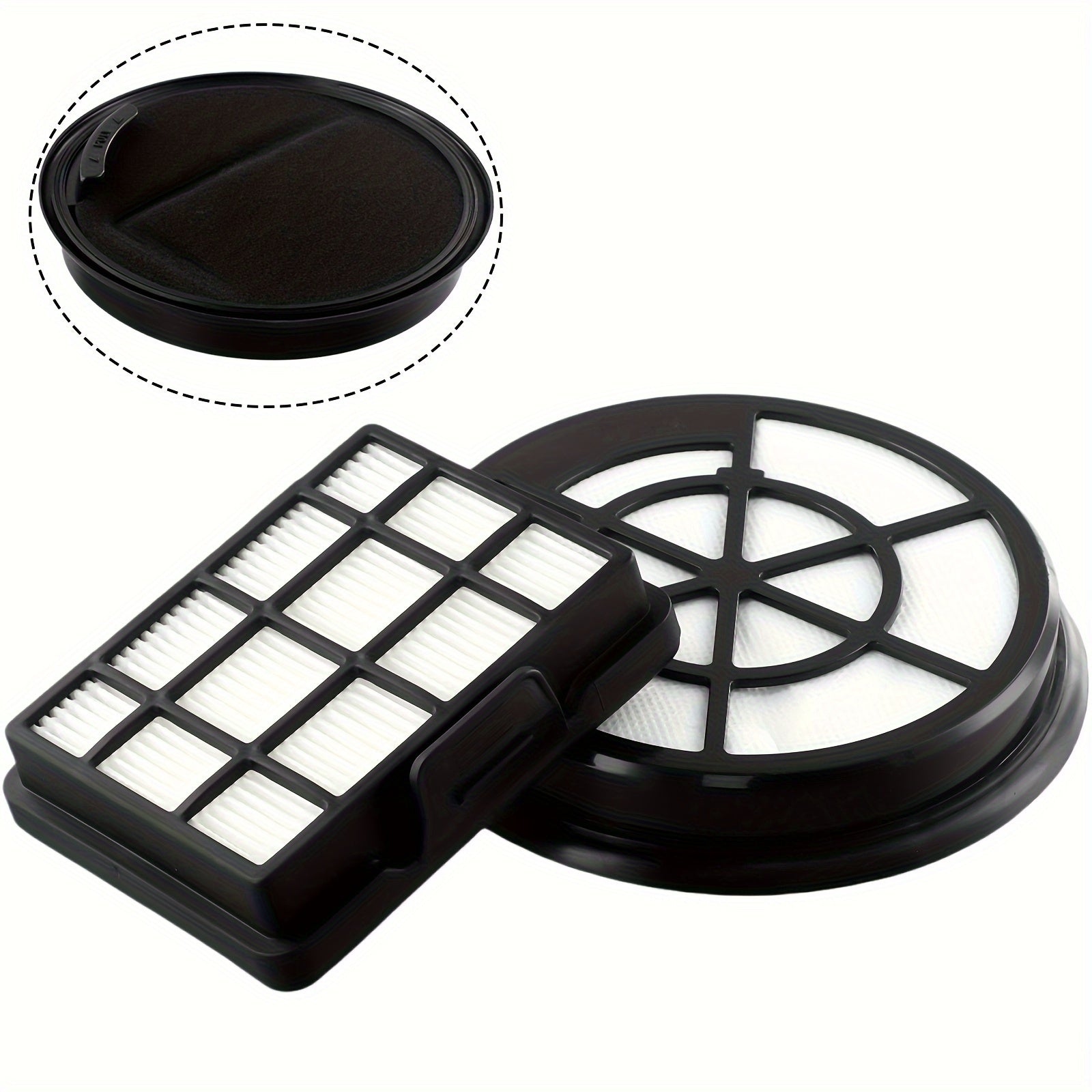 Bosch BGC05A220A, BGC05AAA1, BGC05AAA2 changyutgichlari uchun filtr to'plamini almashtirish - Qo'l changyutgich filtri, mustahkam plastik materialdan tayyorlangan - Zaruriy uy oshxona aksessuari