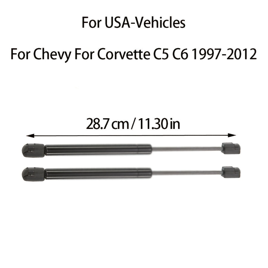 2 Pcs Gas Struts Rear Trunk Lift Supports for Corvette C5 C6 1997-2012