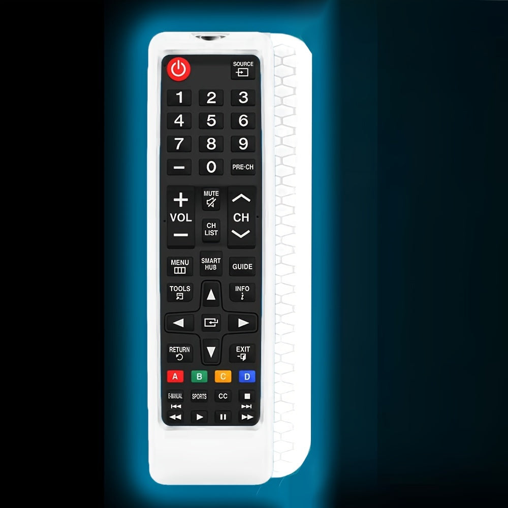 Cubierta de silicona para control remoto para televisores inteligentes LCD LED 3D con protección contra golpes y cubiertas de batería