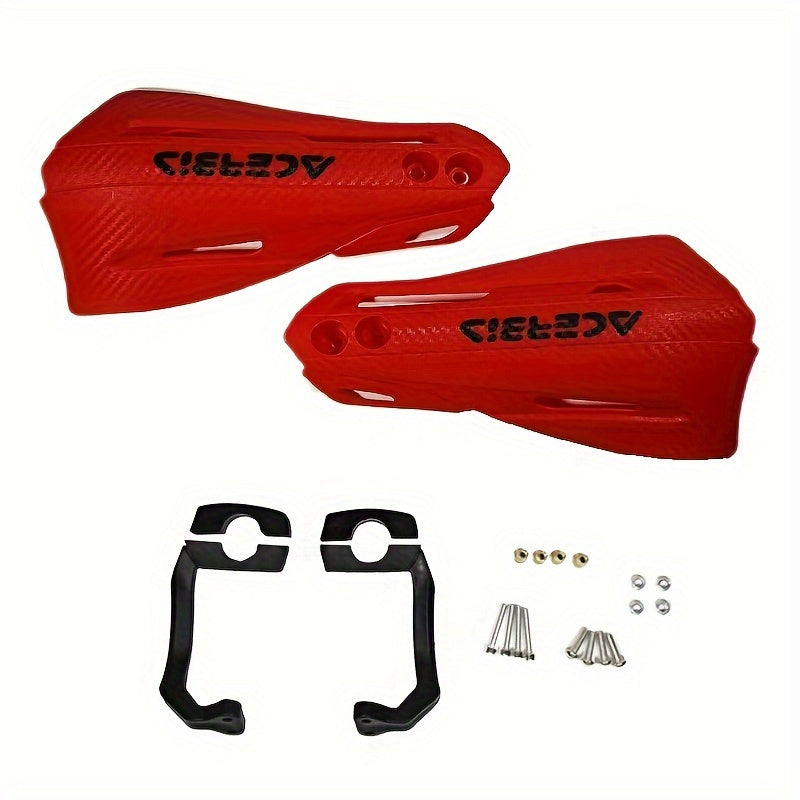 Motorcycle Handguards Carbon Fiber Look Windproof Easy Install for Dirt Bikes